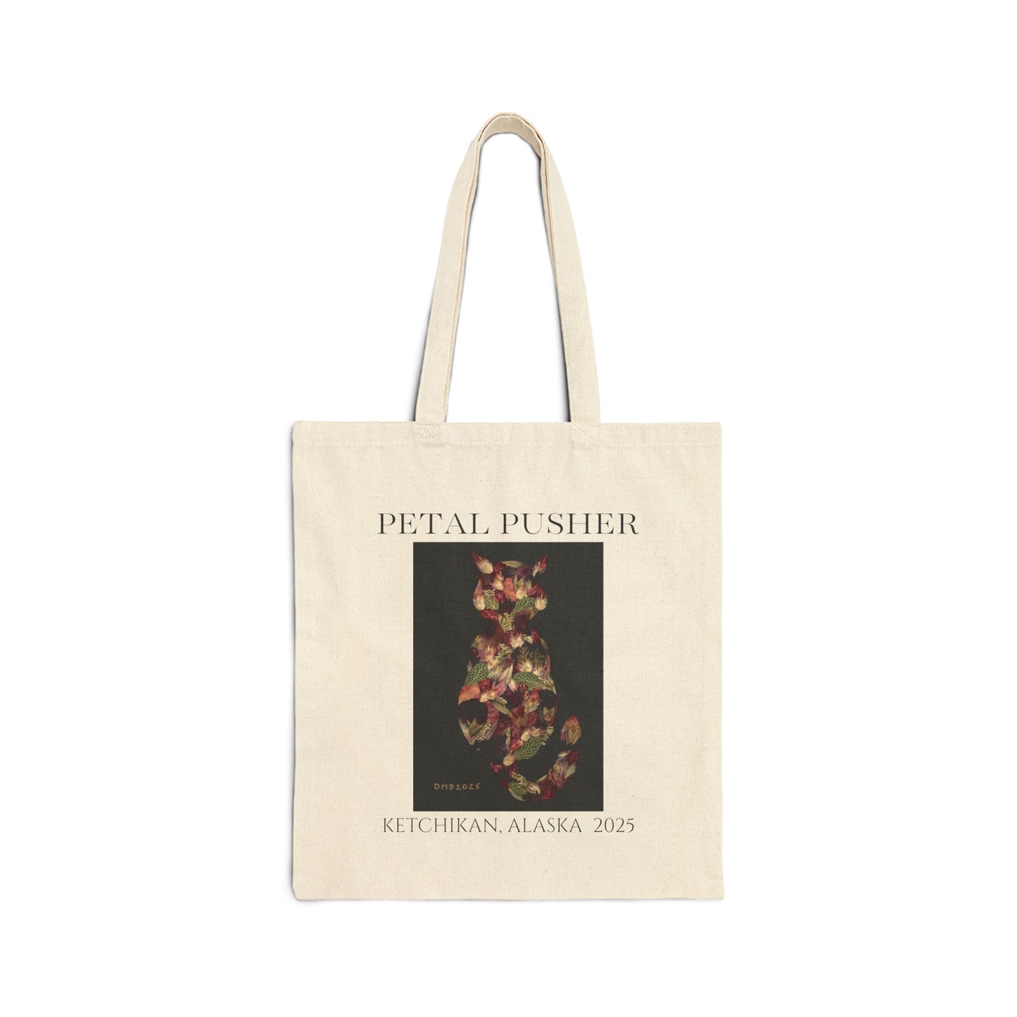 Botanical Cat AK-Neutral Canvas Tote Bag