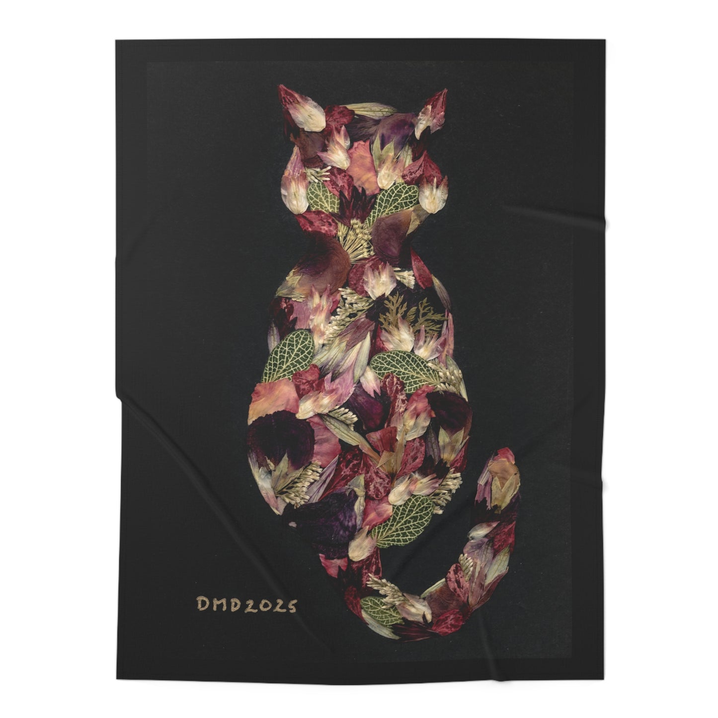 Flowery Cat Naps -Baby Swaddle Blanket