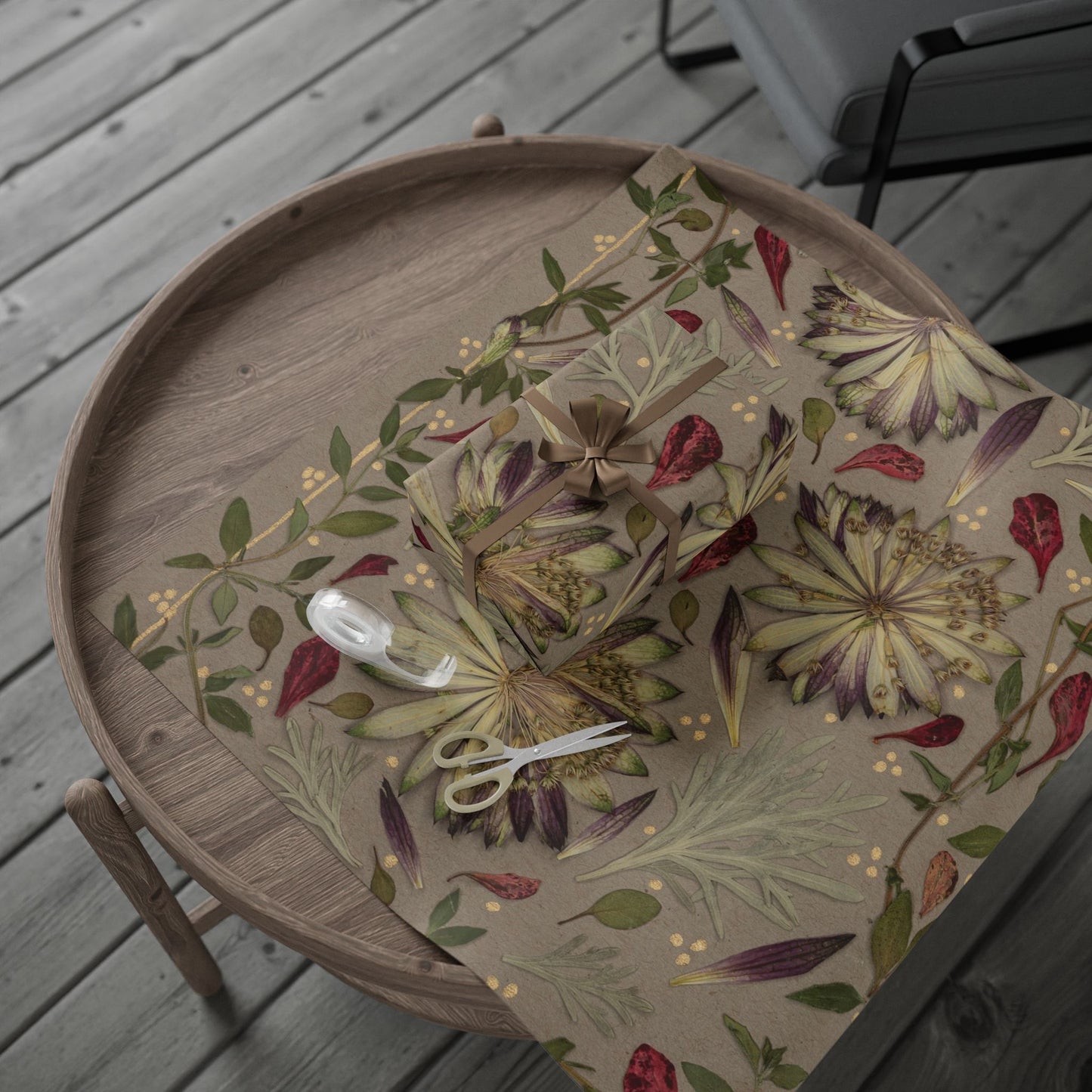 Earthy Botanicals -Wrapping Paper