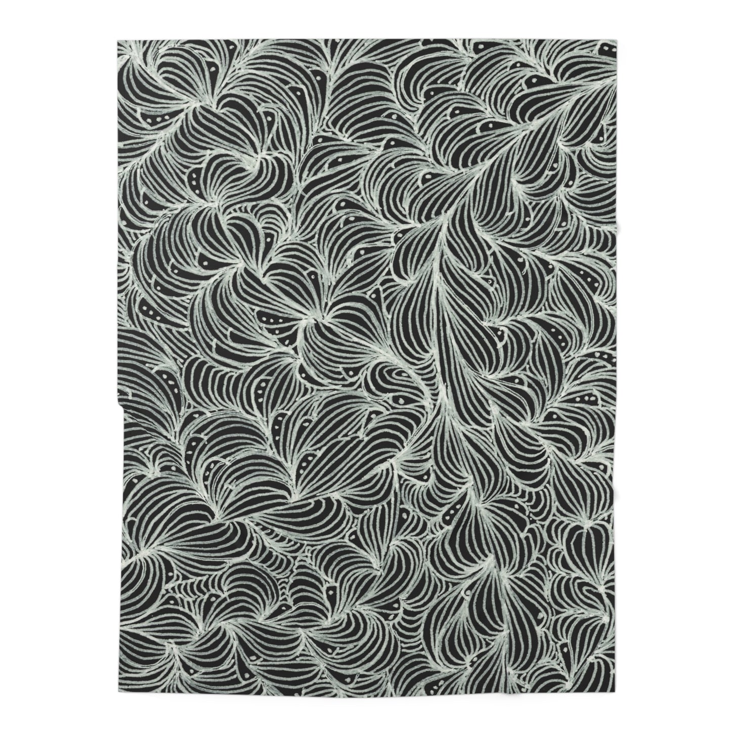 Zentangle Visions -Baby Swaddle Blanket