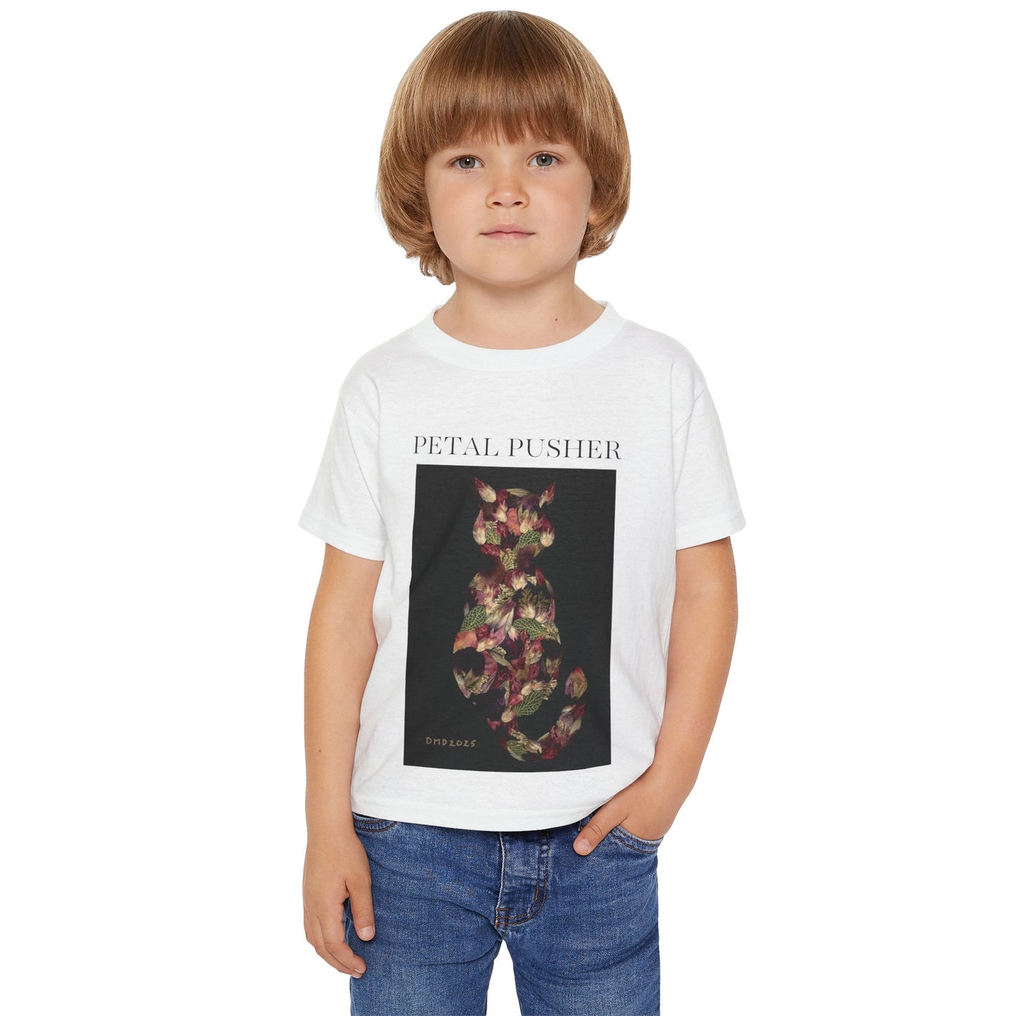 Botanical Kitty -Heavy Cotton™ Toddler T-shirt
