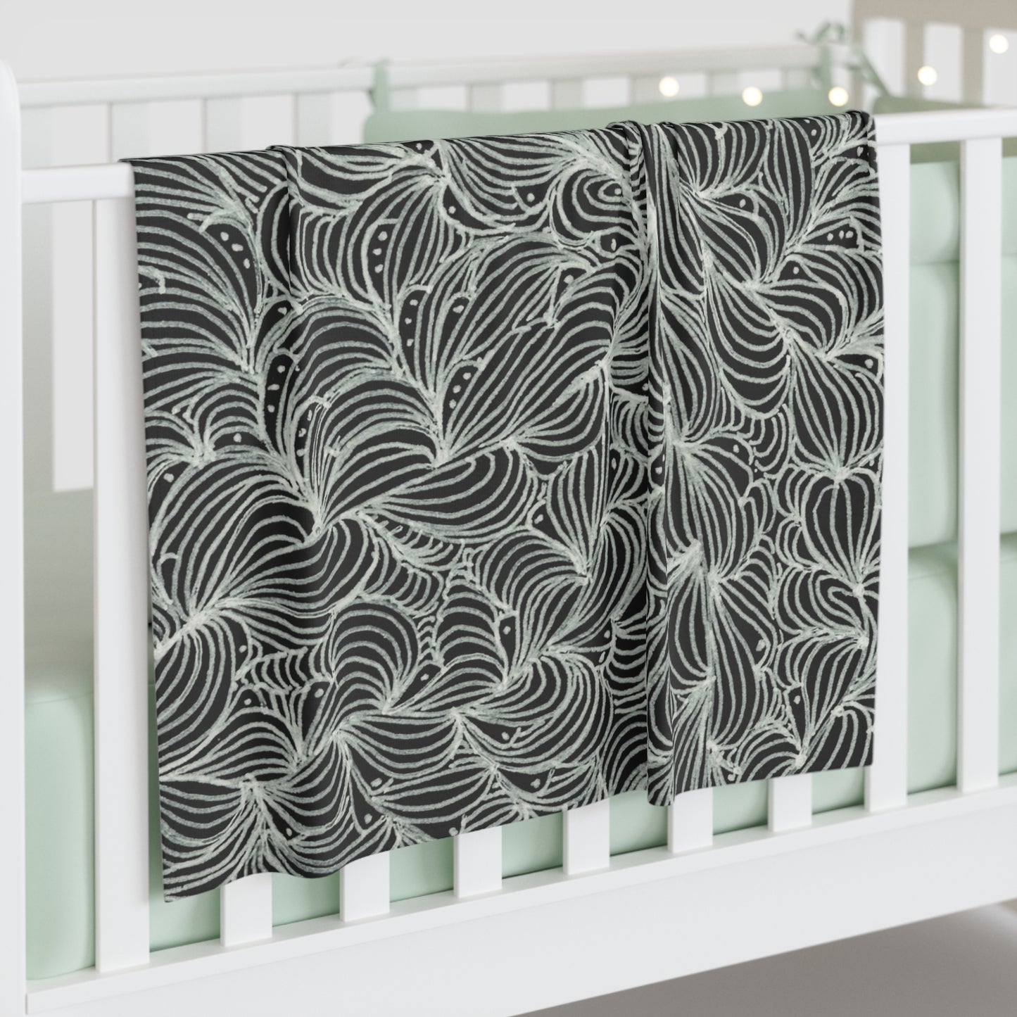 Zentangle Visions -Baby Swaddle Blanket