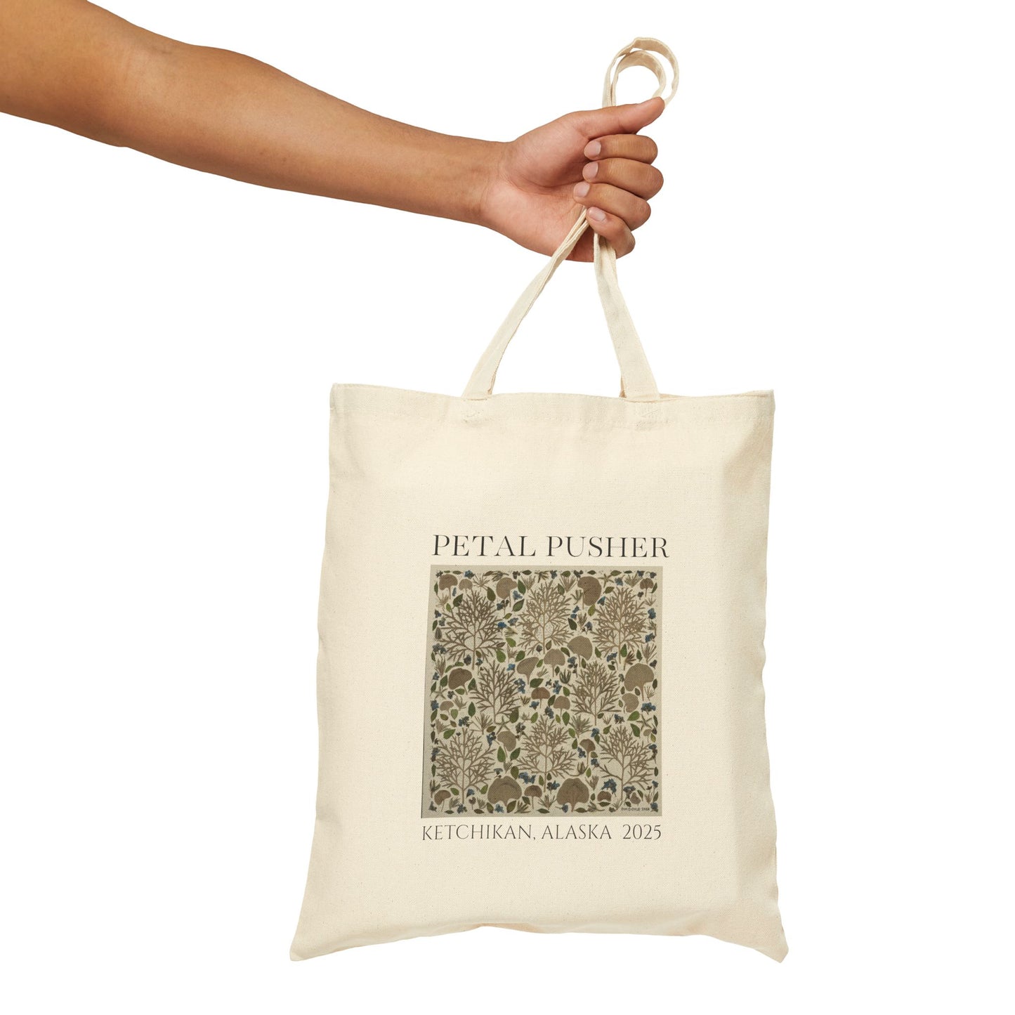 Chilly Vibes AK -Neutral Canvas Tote Bag