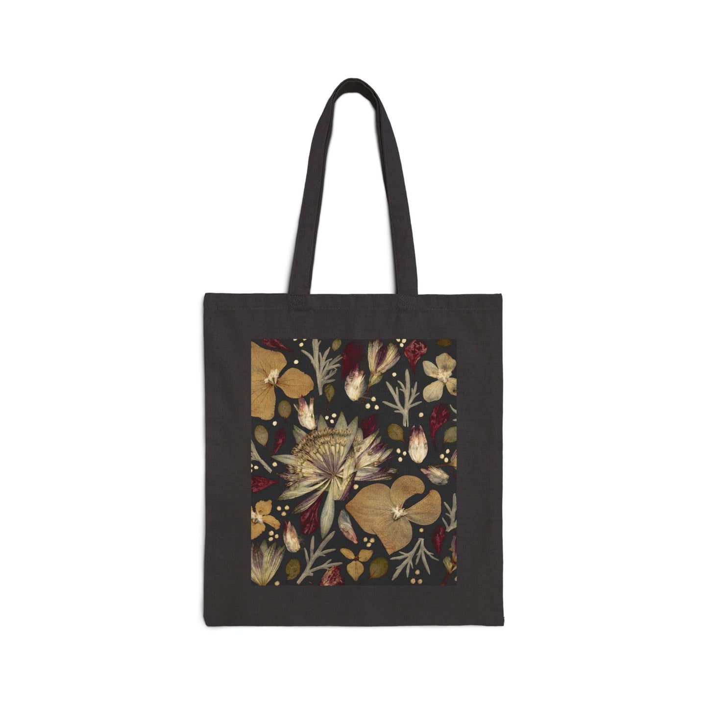 Flowers in the Dark -Canvas Tote Bag