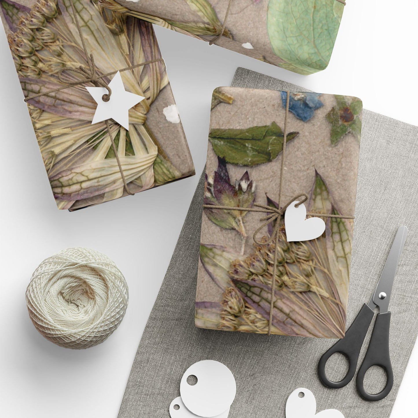 Earthy Petal Bursts -Wrapping Papers