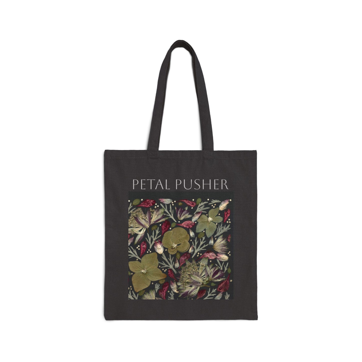 Petal Pusher in the Dark -Canvas Tote Bag