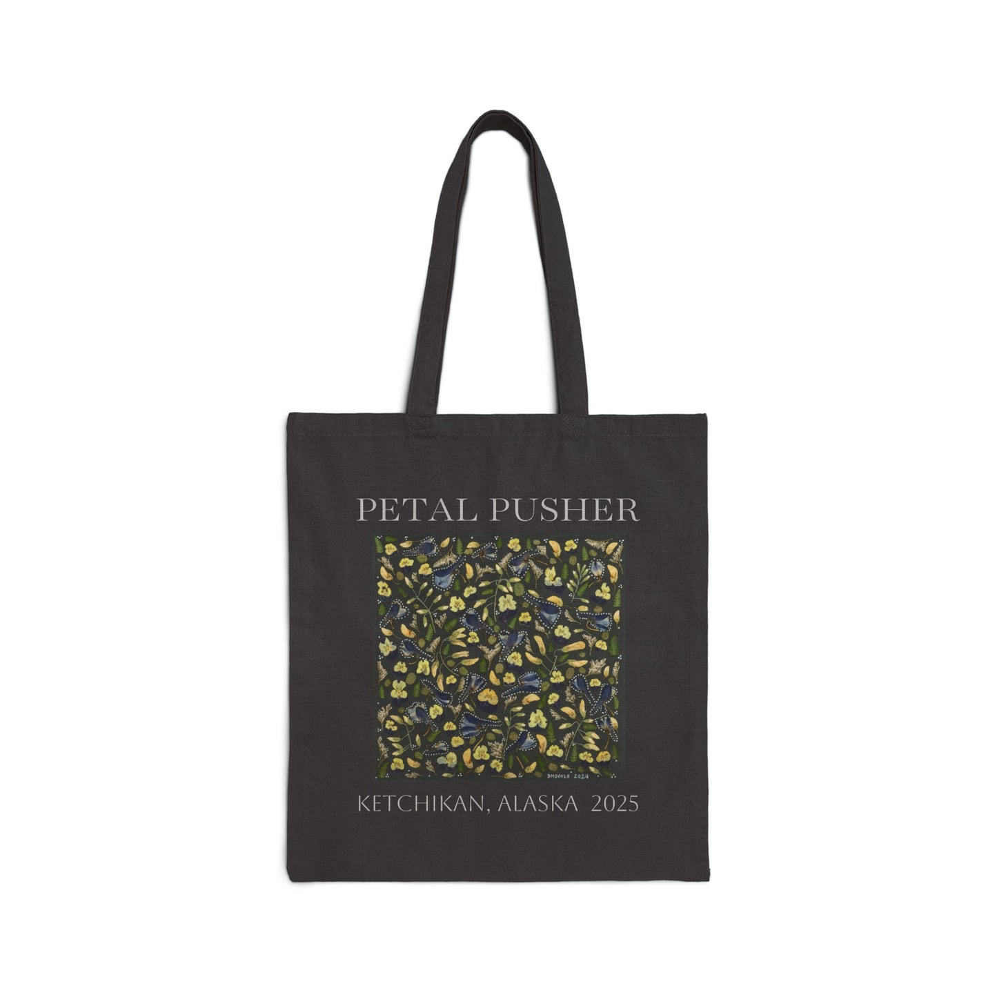 Fields of Gold & Blues AK -Cotton Canvas Tote Bag