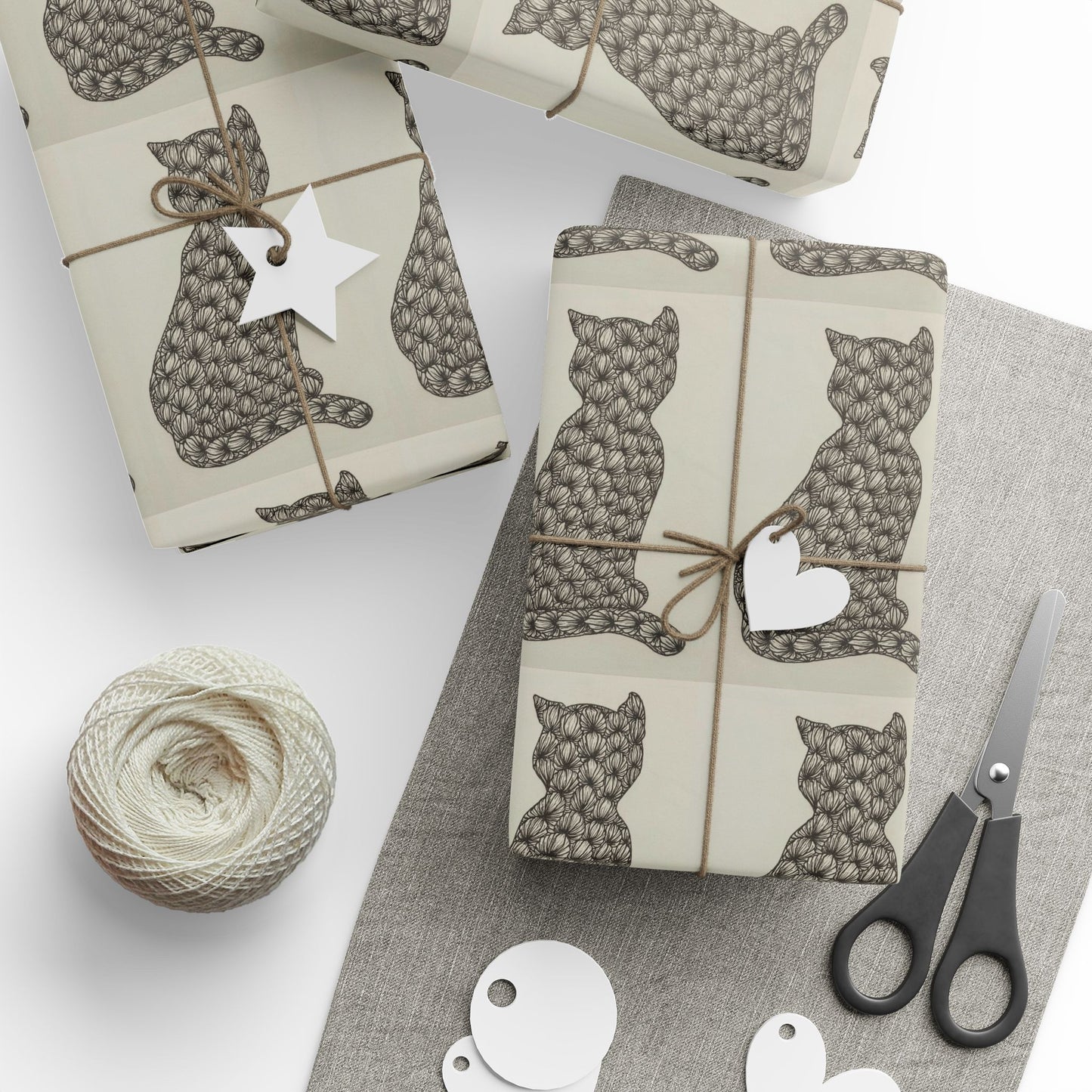 Zentangle Kitties -Wrapping Paper