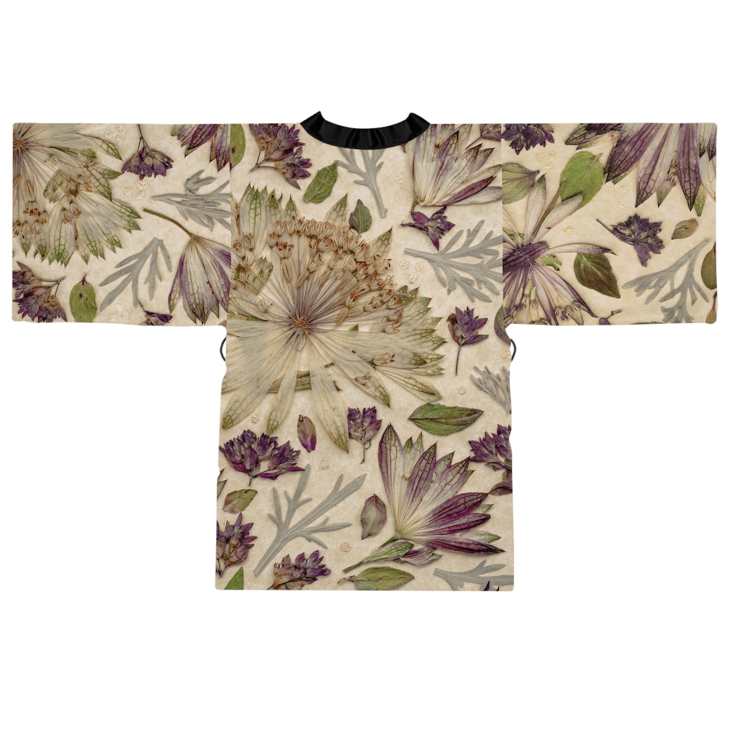 Firecracker Petals -Lightweight Long Sleeve Boho Kimono