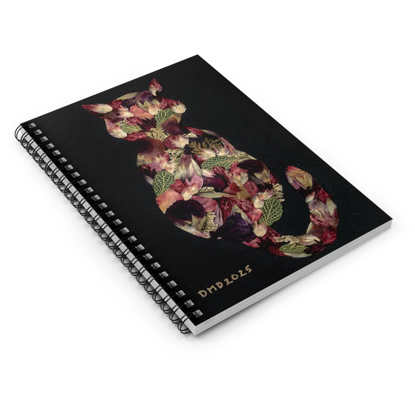 Botanical Kitty -Spiral Notebook - Ruled Line
