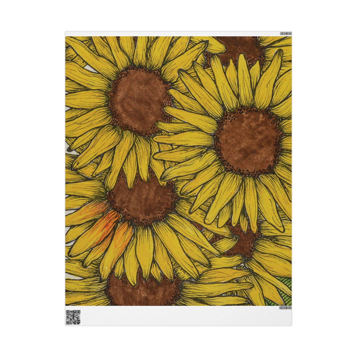 Field of Sunflowers -Wrapping Papers