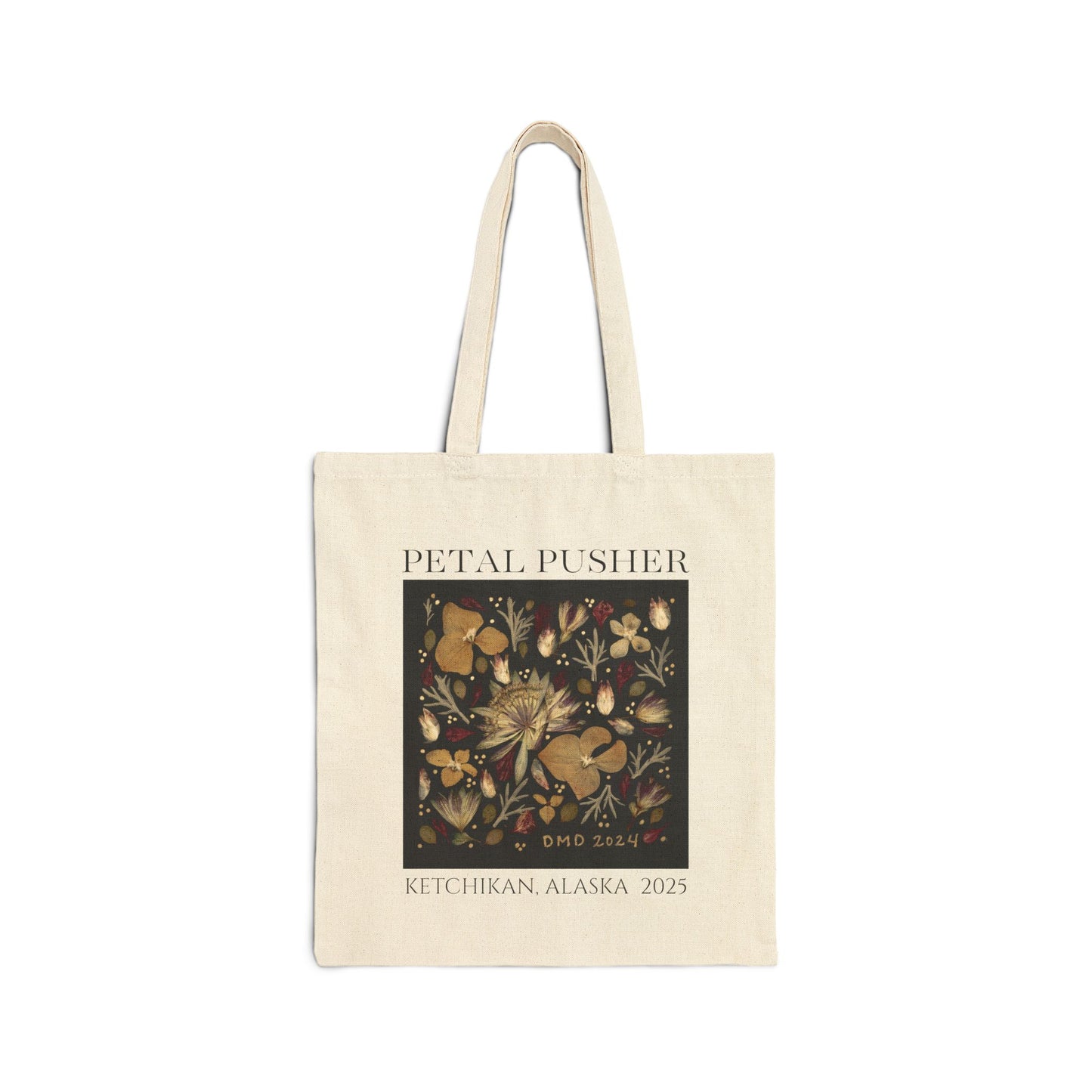 Fields in the Dark AK -Neutral Canvas Tote Bag