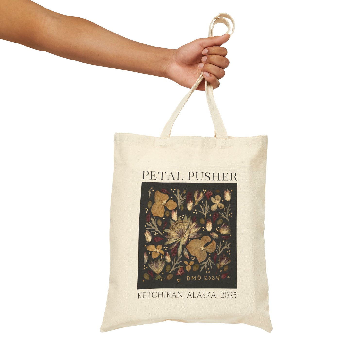 Fields in the Dark AK -Neutral Canvas Tote Bag