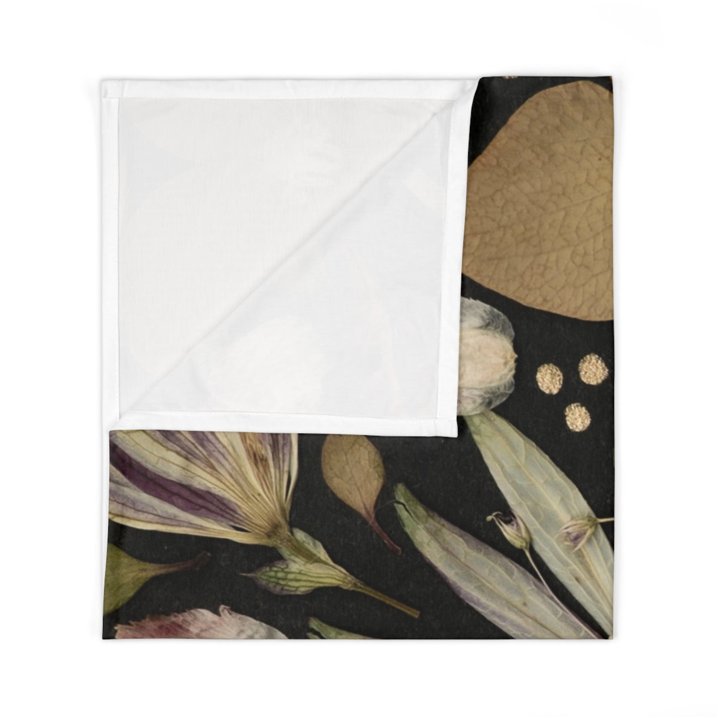 Flowers & Fireworks -Baby Swaddle Blanket