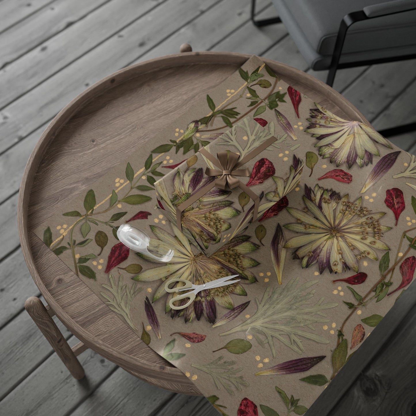 Earthy Botanicals -Wrapping Paper