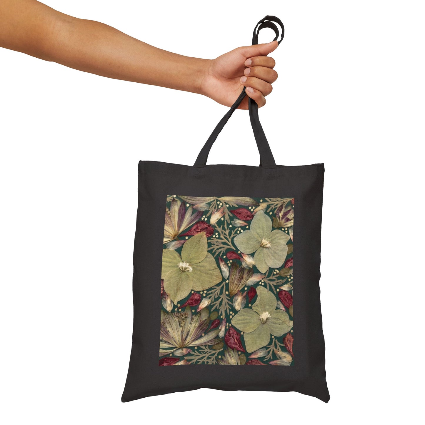 Green & Serene Canvas Tote Bag