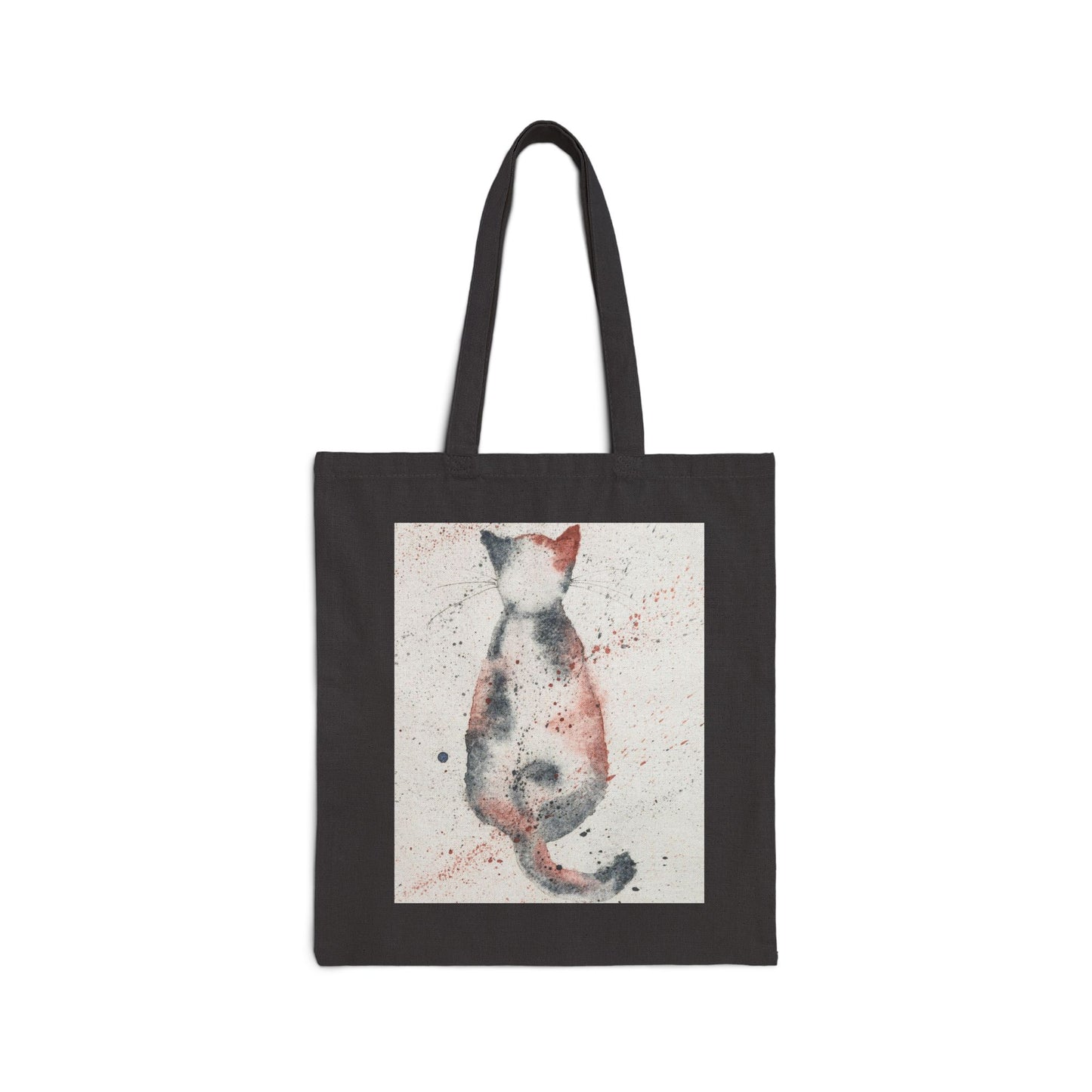 Splat Cat -Canvas Tote Bag