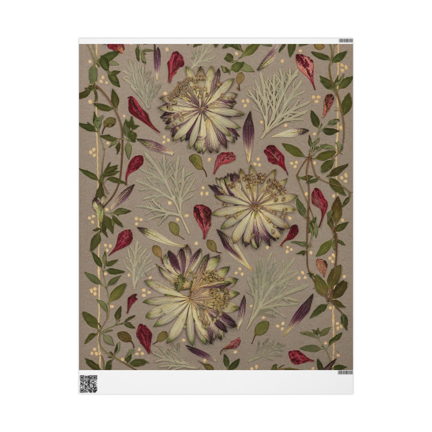 Earthy Botanicals -Wrapping Paper