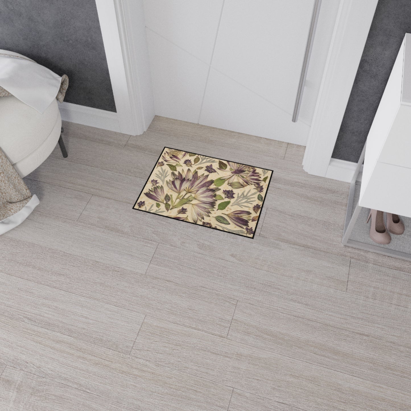 Flowery Fireworks - Heavy Duty Floor Mat