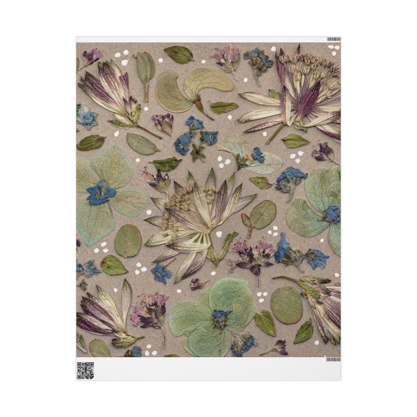 Earthy Petal Bursts -Wrapping Papers