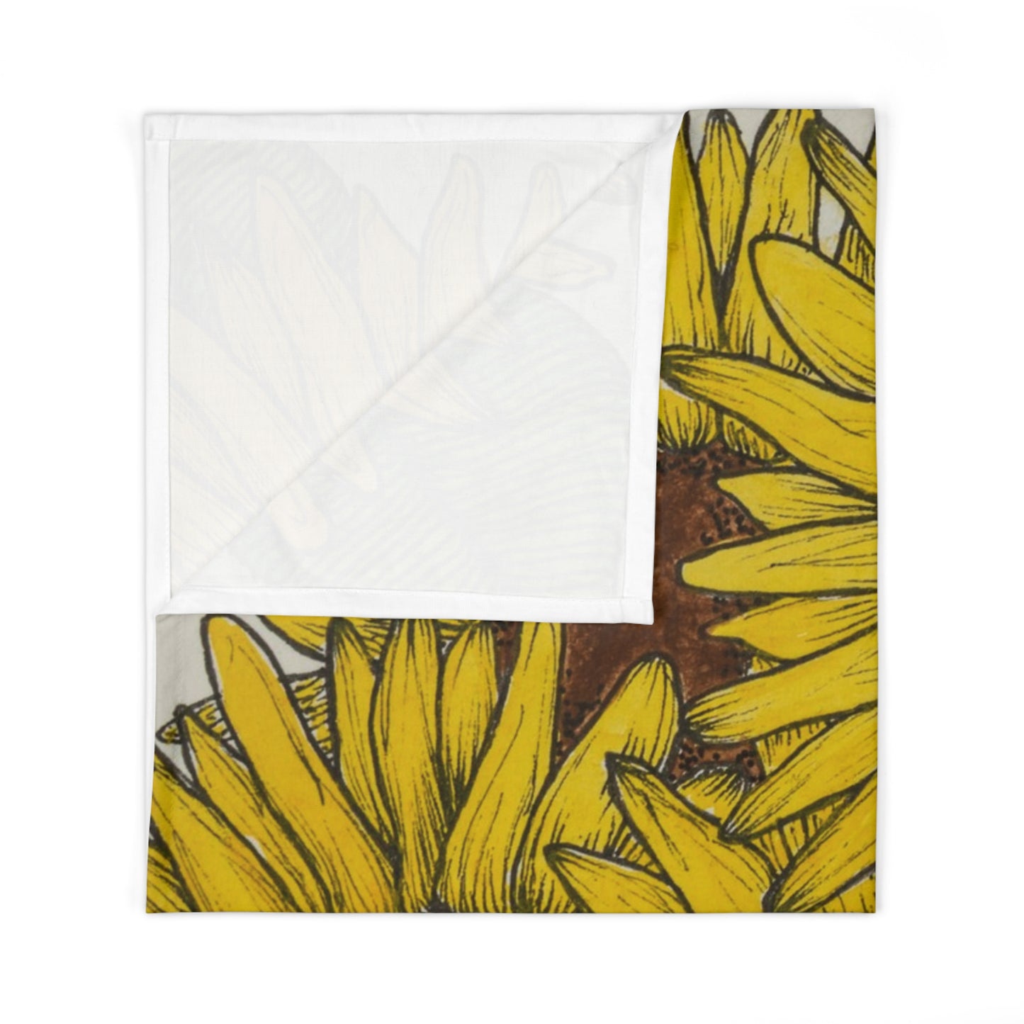 Field of Sunflowers -Baby Swaddle Blanket