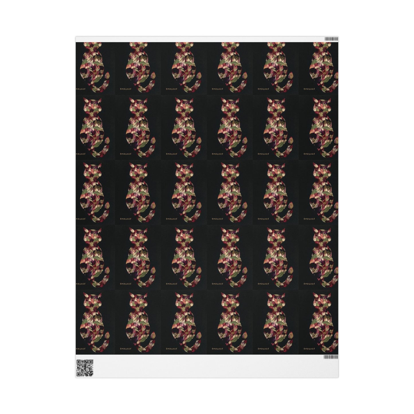 Botanical Kitties -Wrapping Paper