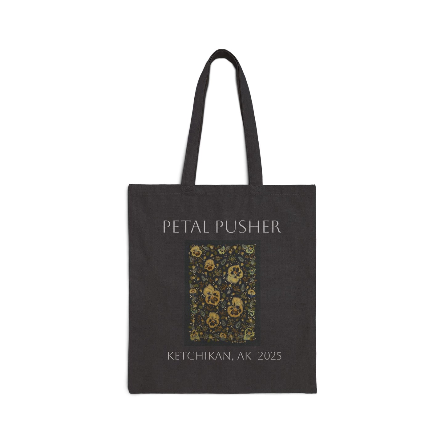 Golden Pansies AK- Tote Bag