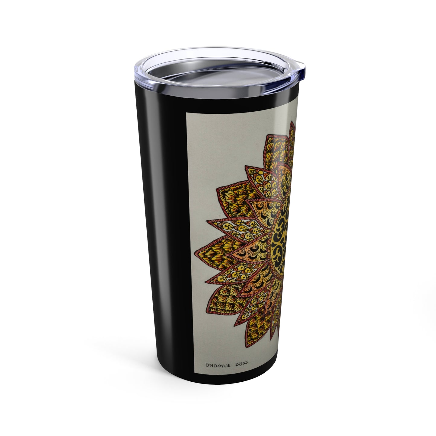 Zentangle Sun -Tumbler 20oz