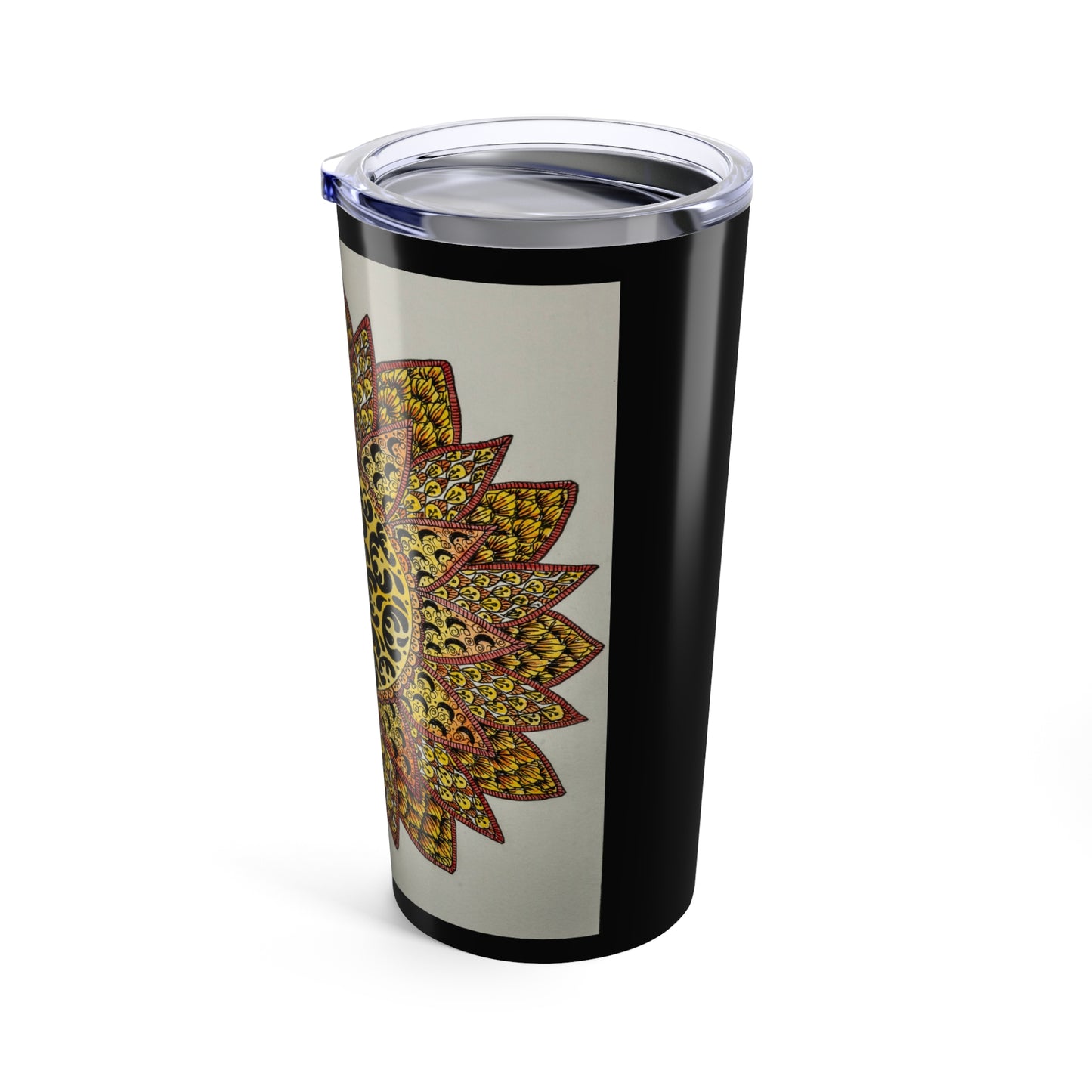 Zentangle Sun -Tumbler 20oz
