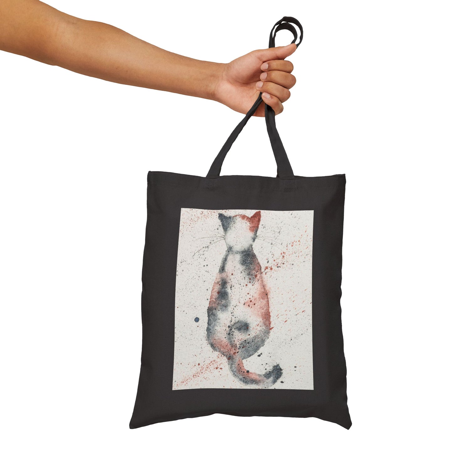 Splat Cat -Canvas Tote Bag