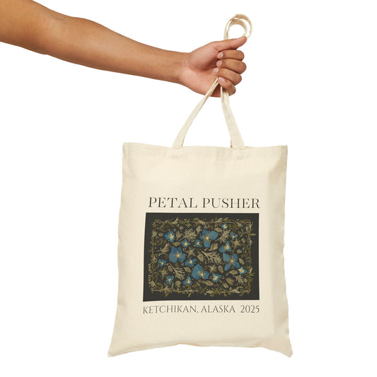 Electric Blues AK -Neutral Canvas Tote Bag
