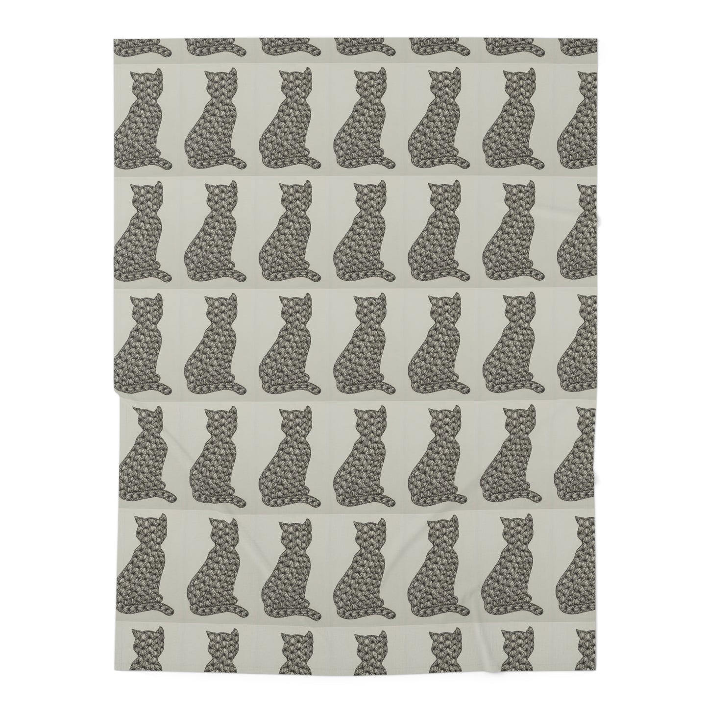 Zentangle Kitty -Baby Swaddle Blanket