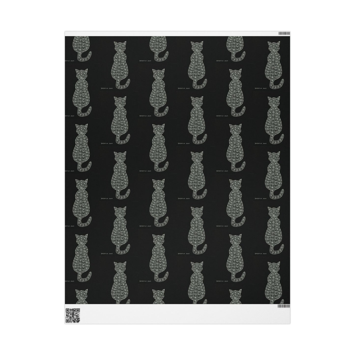 Zentangle Kitties -Wrapping Paper