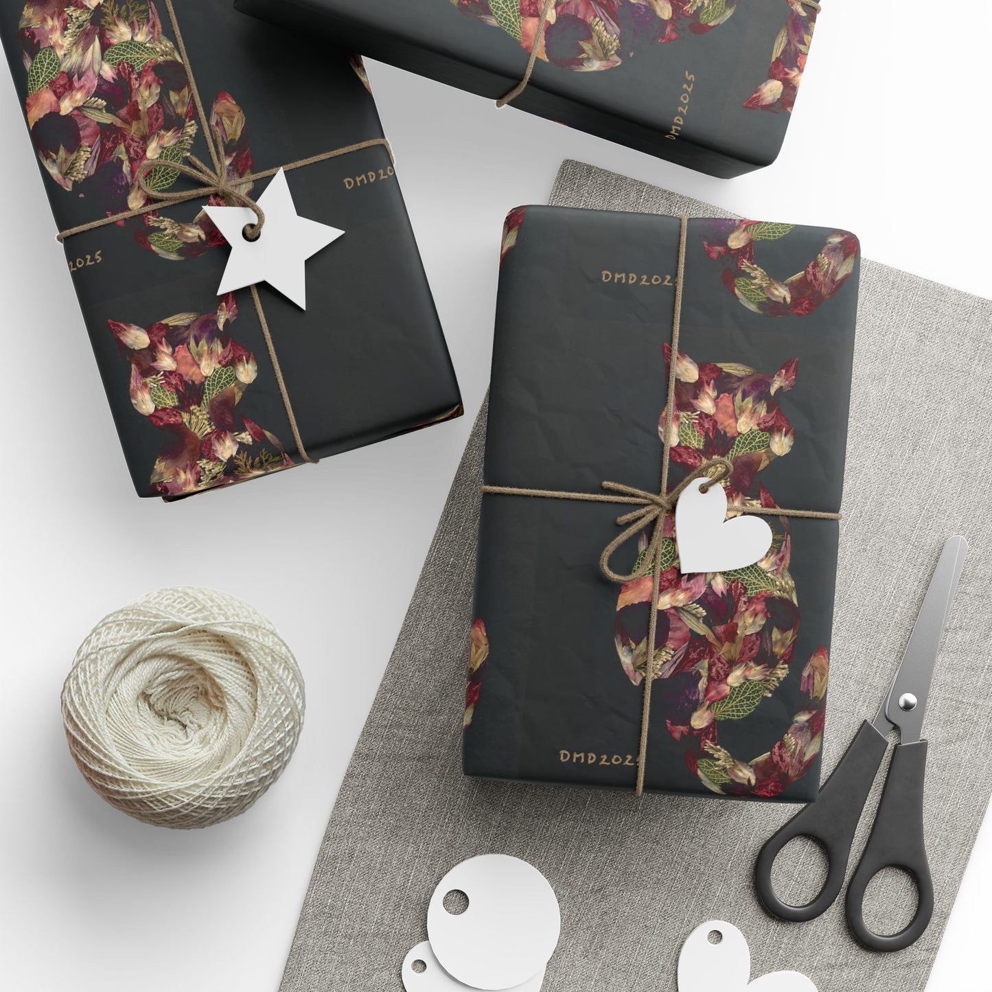 Botanical Kitties -Wrapping Paper