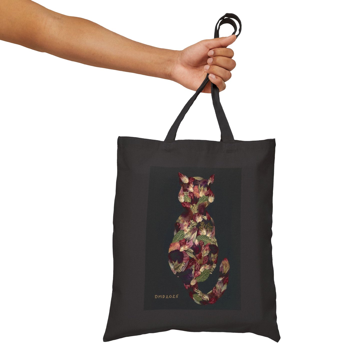 Botanical Cat -Canvas Tote Bag
