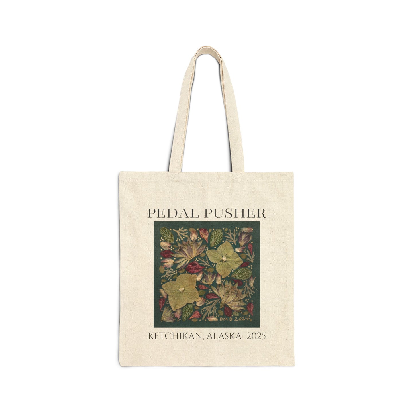 Green & Serene AK -Neutral Canvas Tote Bag