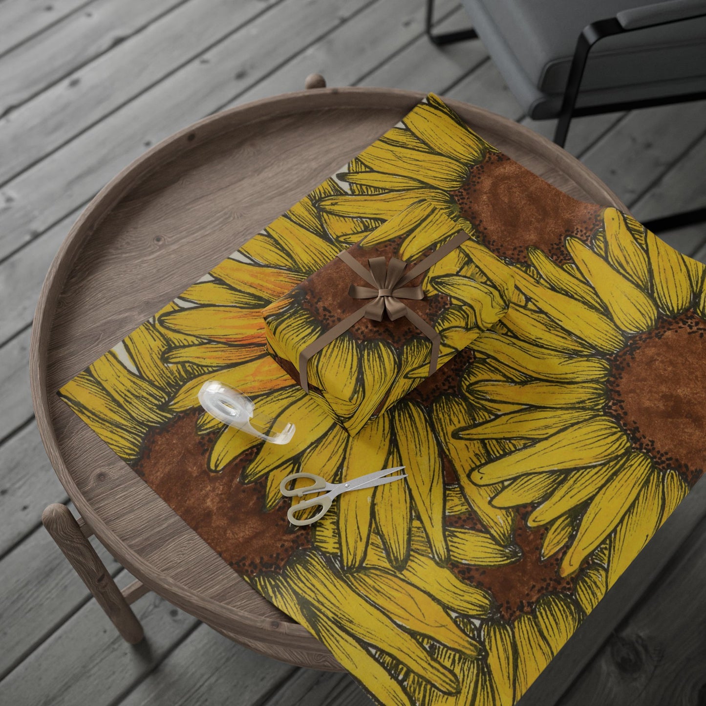 Field of Sunflowers -Wrapping Papers