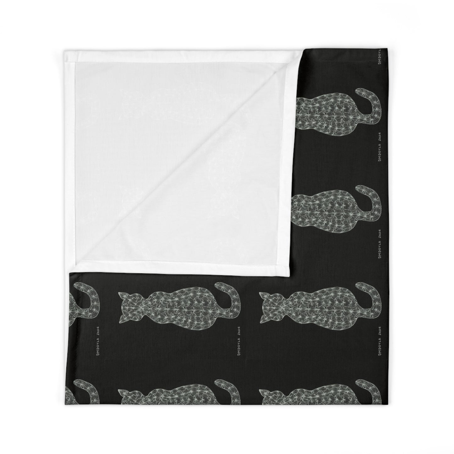 Meow. -Baby Swaddle Blanket