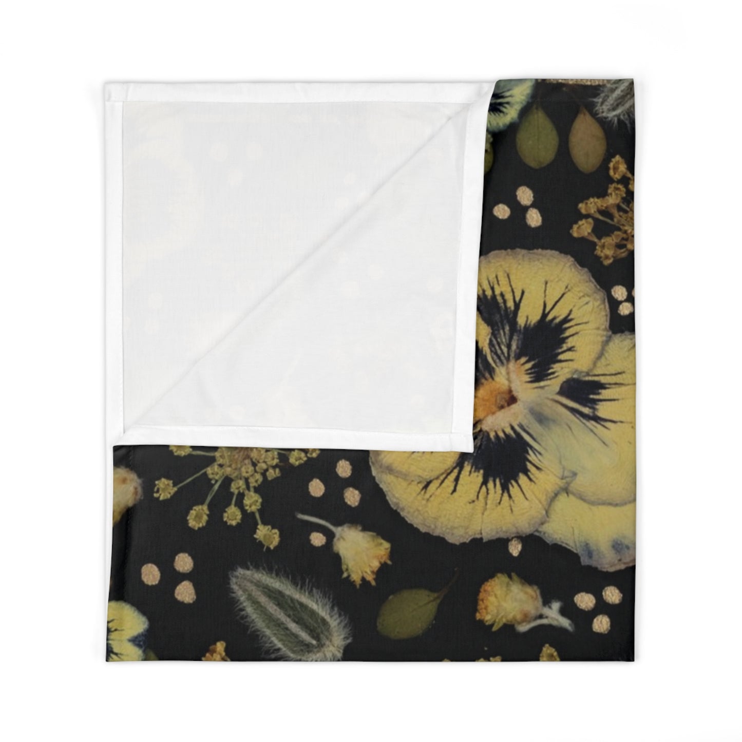Rockabye Pansy -Baby Swaddle Blanket