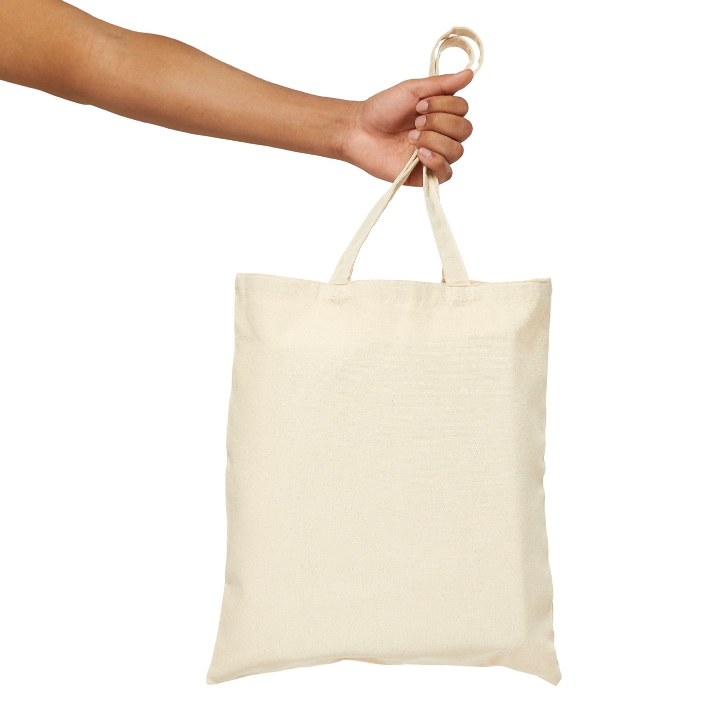 Zenny Abstract AK -Neutral Cotton Canvas Tote Bag