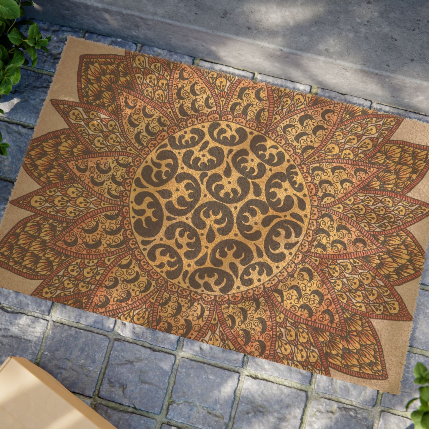 Zentangle Sun Doormat