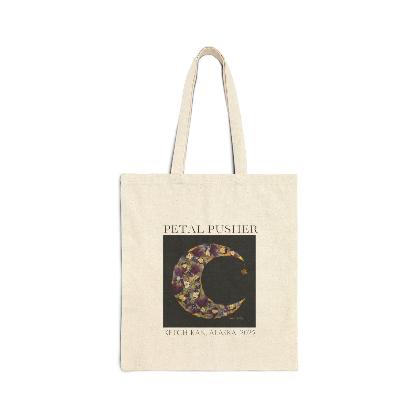 Botanical Moondrop AK -Neutral Canvas Tote Bag