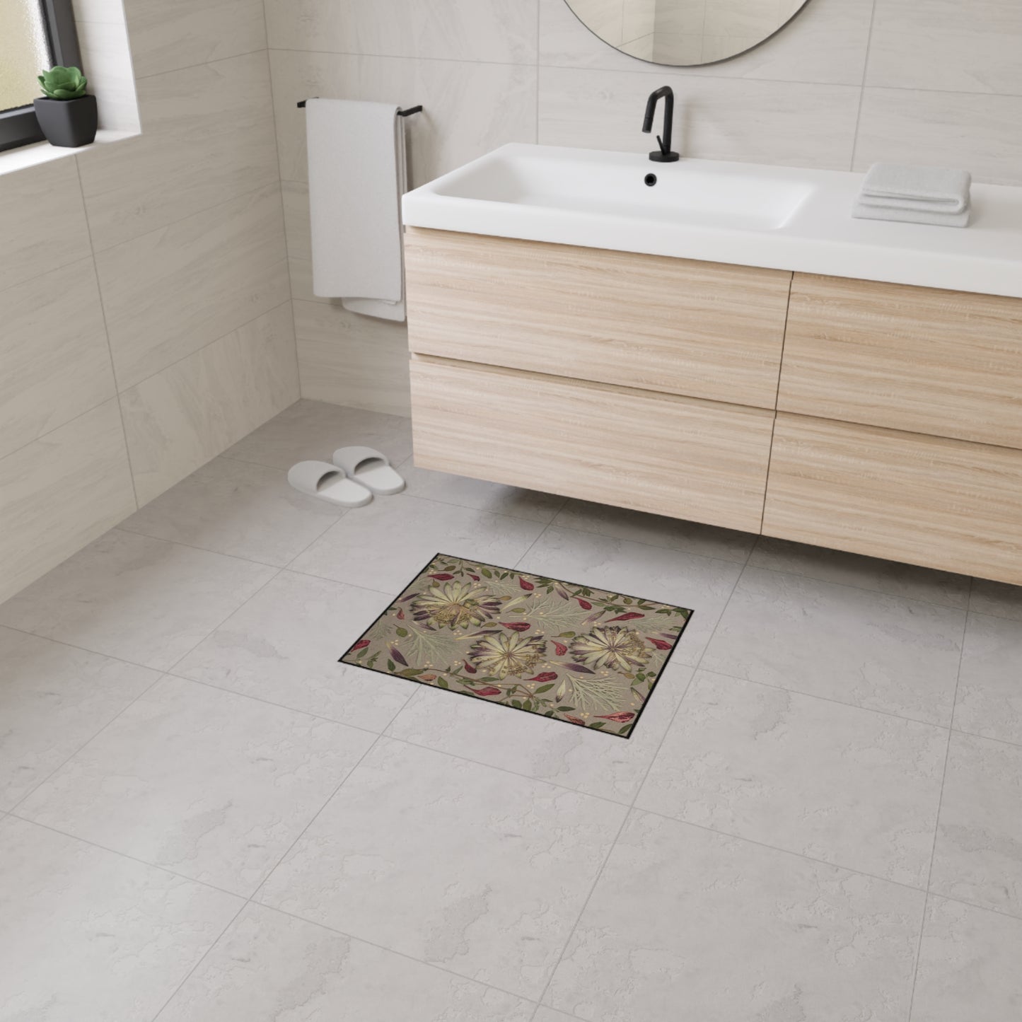 Earthy Botanical -Heavy Duty Floor Mat