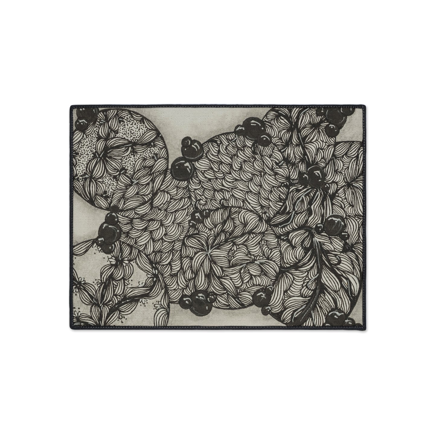Abstract Zentangle -Heavy Duty Floor Mat