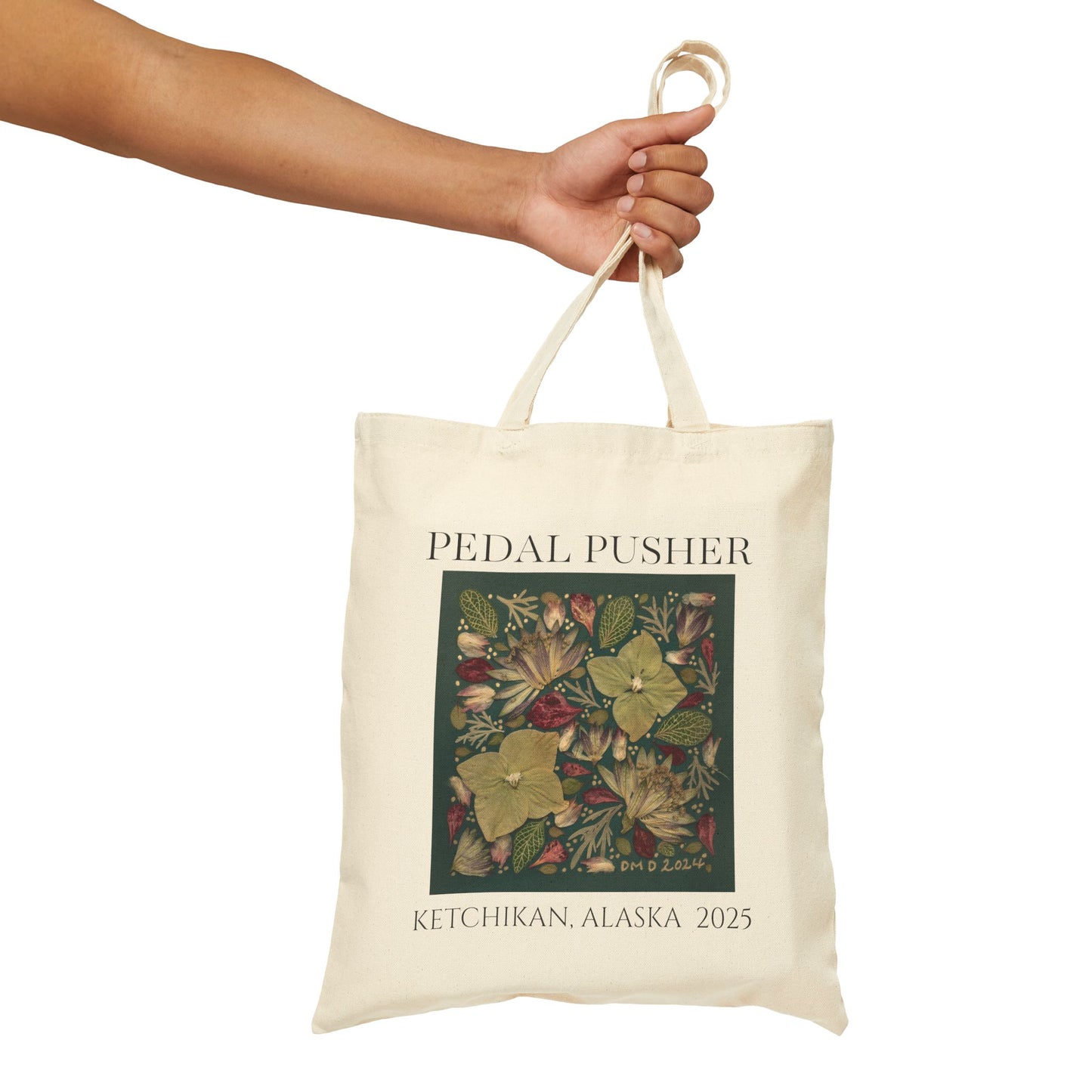 Green & Serene AK -Neutral Canvas Tote Bag