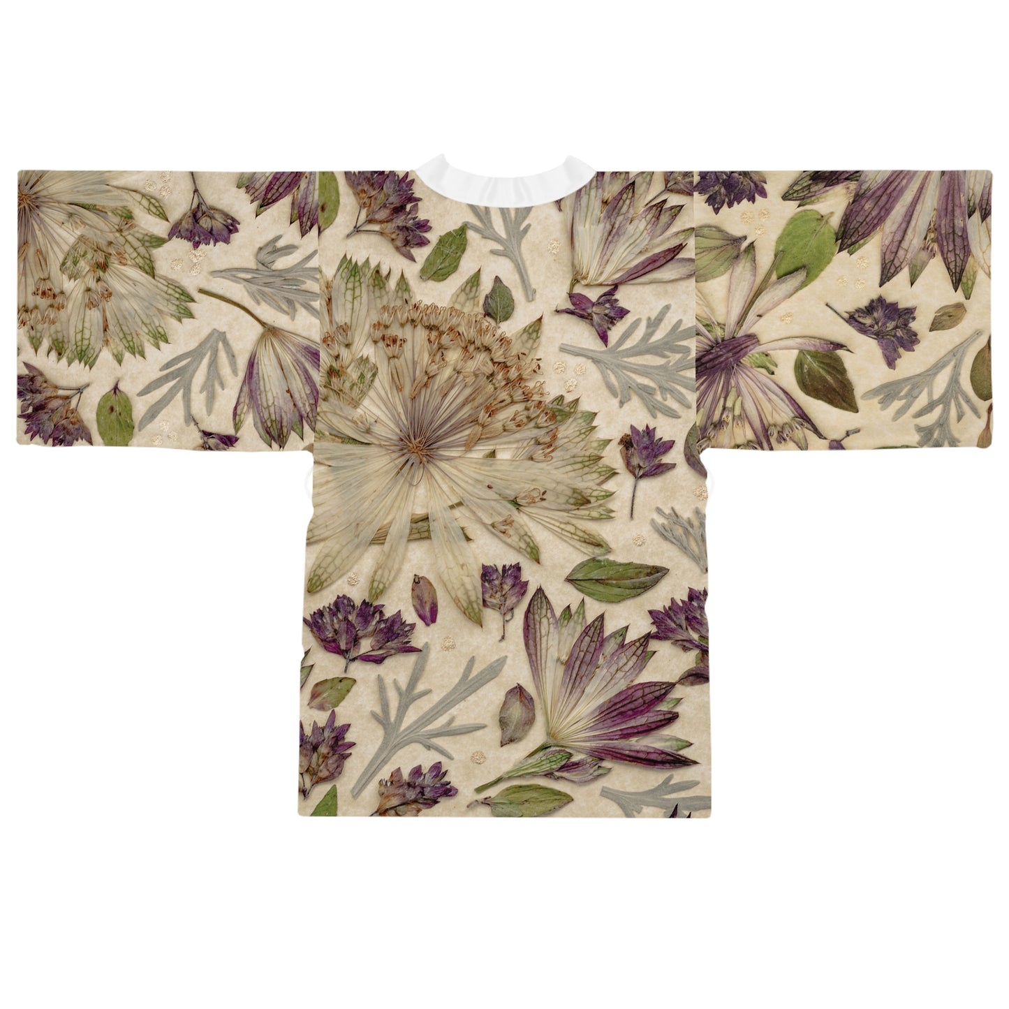Firecracker Petals -Lightweight Long Sleeve Boho Kimono