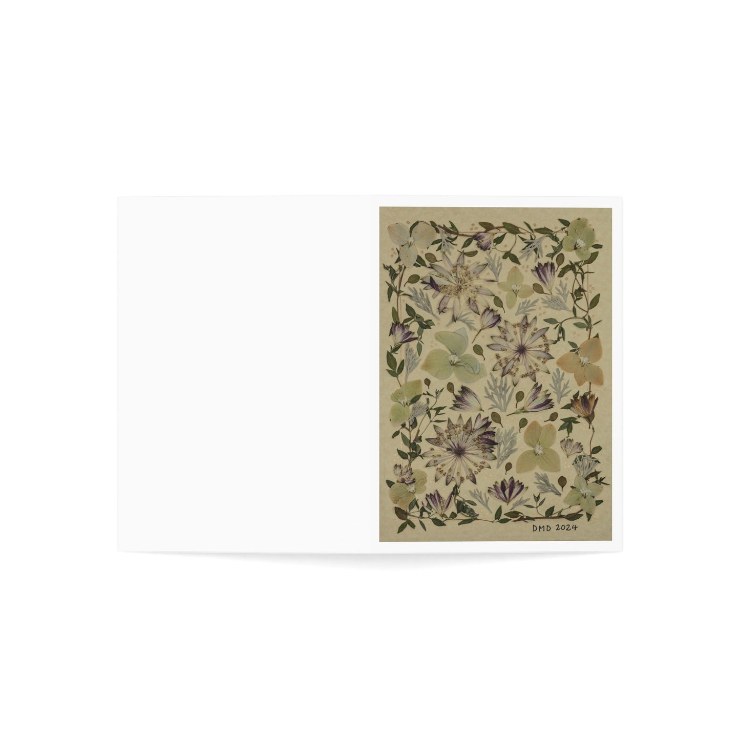 Earthy Petals- Greeting Cards (1, 10, 30, and 50pcs)