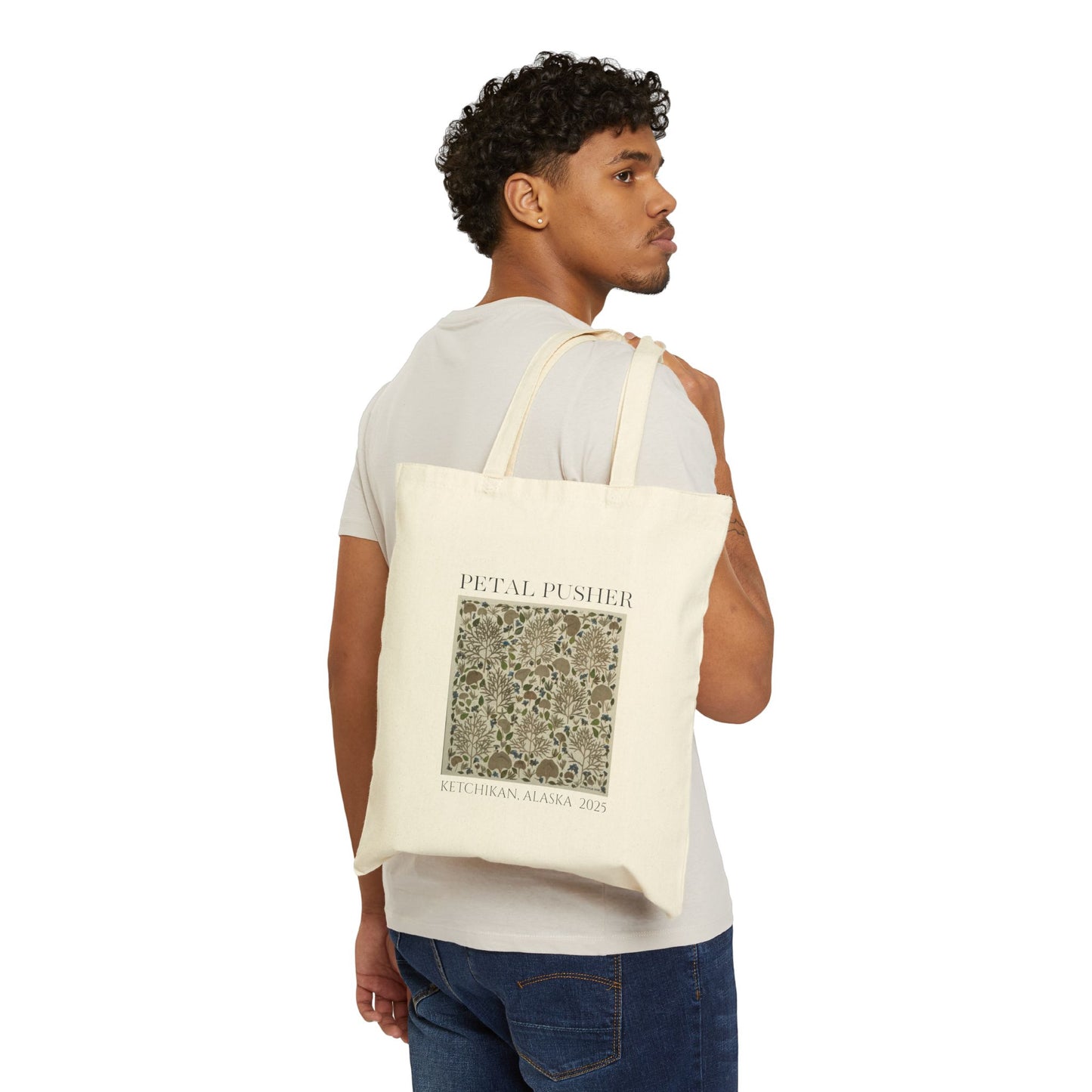 Chilly Vibes AK -Neutral Canvas Tote Bag