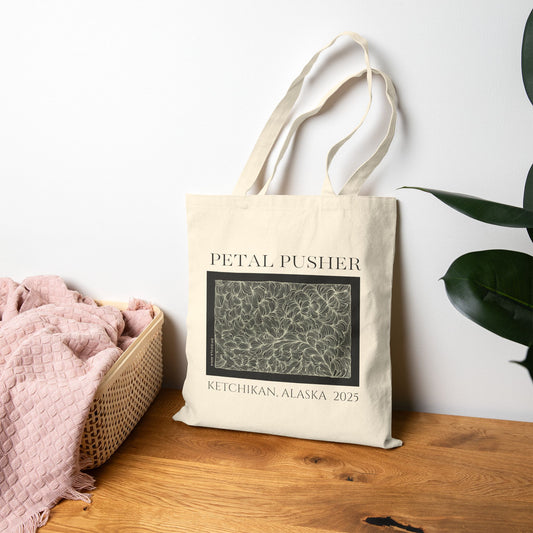 Zentangle Illusions AK -Canvas Tote Bag