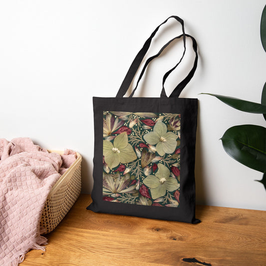 Green & Serene Canvas Tote Bag
